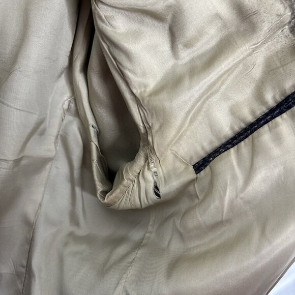 Vintage Dallas Men 46 Gray Tweed Western Blazer Sports Coat Damage - Picture 10 of 13